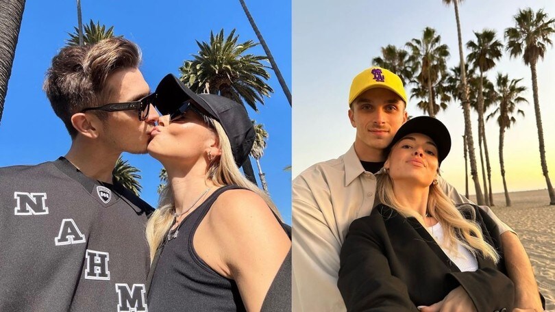 MotoGP, la luna di miele da sogno di Luca Marini e Marta Vincenzi