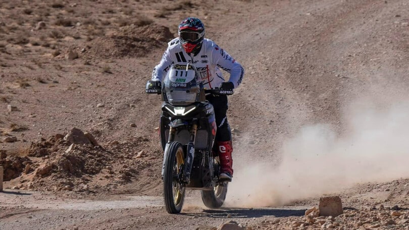Africa Eco Race: Aprilia centra il successo nel primo stage con Jacopo Cerutti