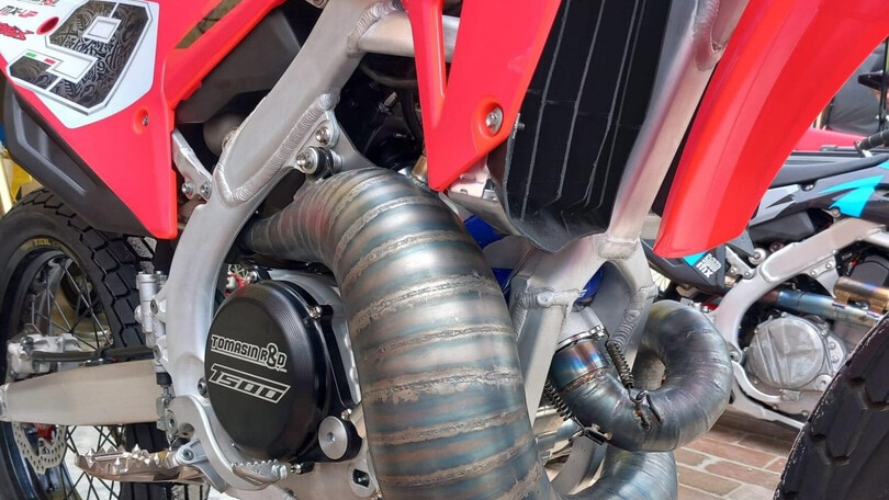 Danilo Petrucci alla 100km dei campioni con una 500 due tempi