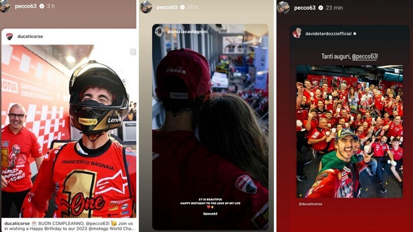 Pecco Bagnaia, buon compleanno! Gli auguri social al campione MotoGP