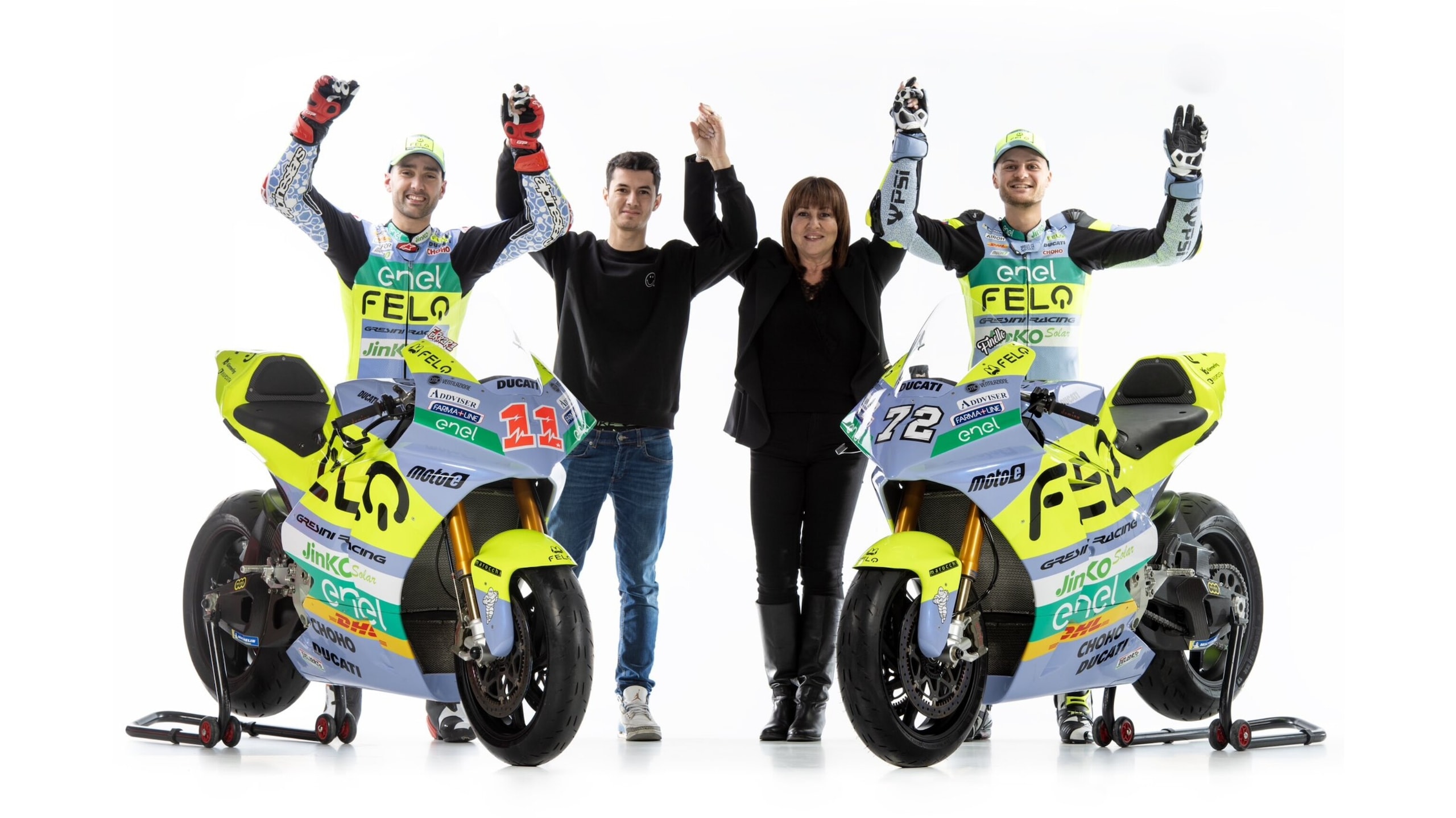 MotoE, presentazione Gresini: Ferrari e Finello, obiettivo mondiale