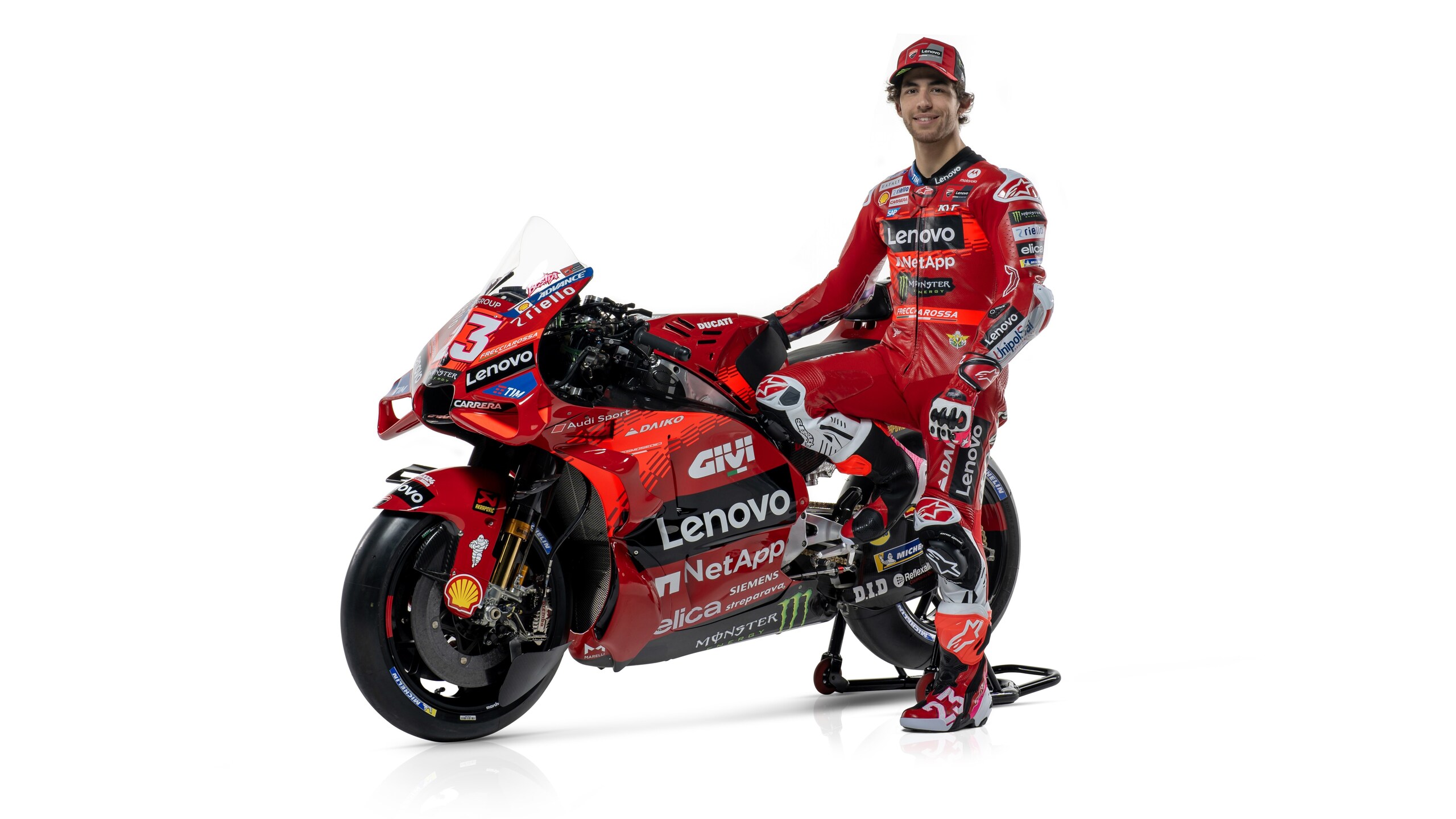 MotoGP: Enea Bastianini e la sua Ducati Desmosedici GP24