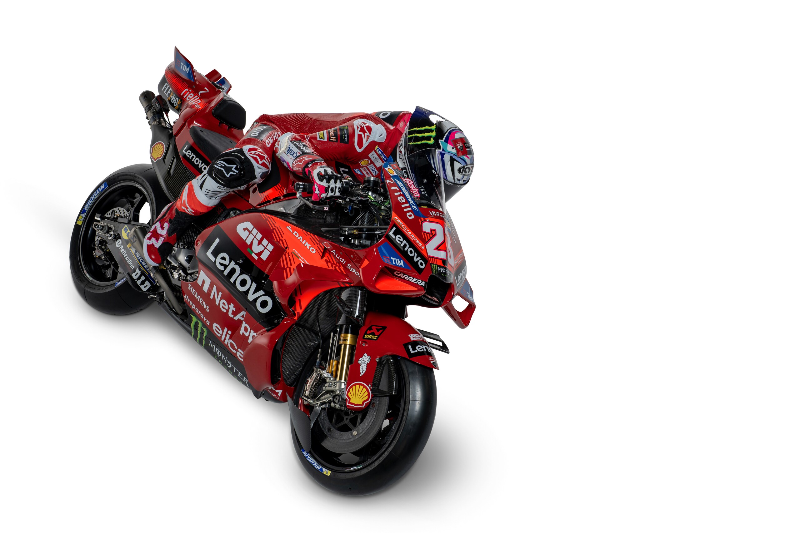 MotoGP: Enea Bastianini e la sua Ducati Desmosedici GP24