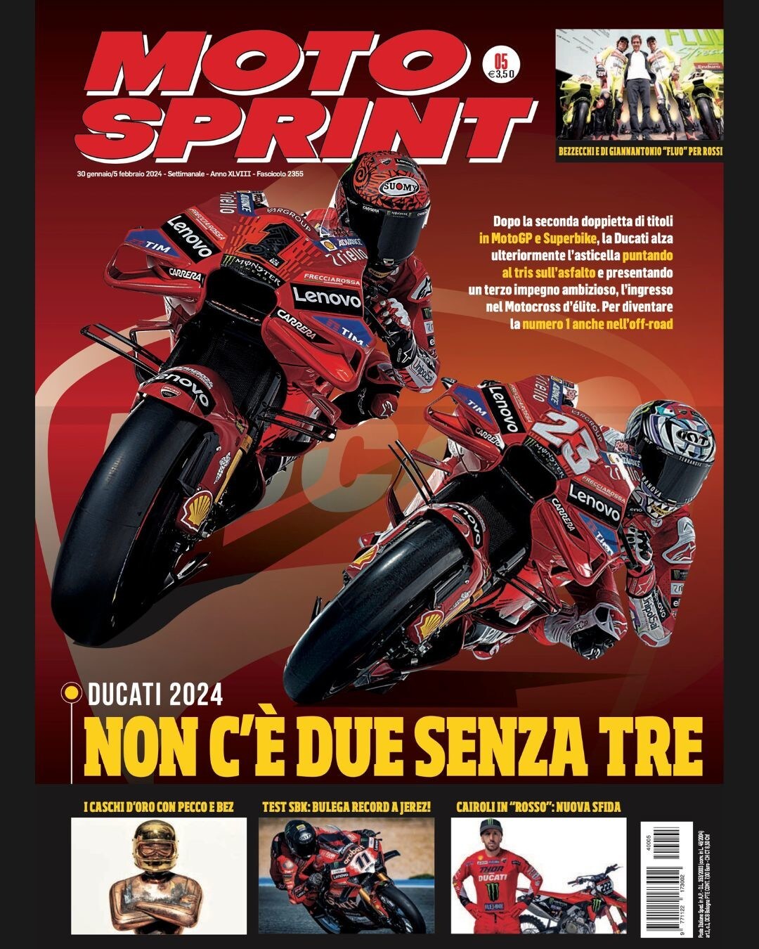 Ducati 2024, Non c'è due senza tre