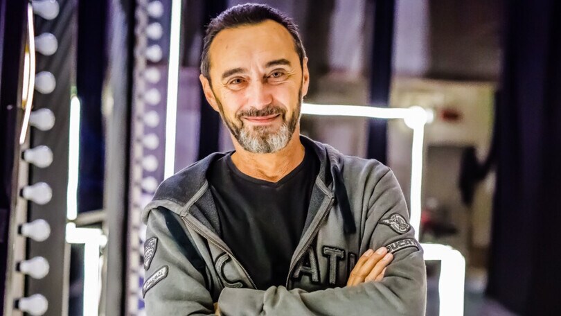 Il comico Giuseppe Giacobazzi presente ai Caschi D'Oro