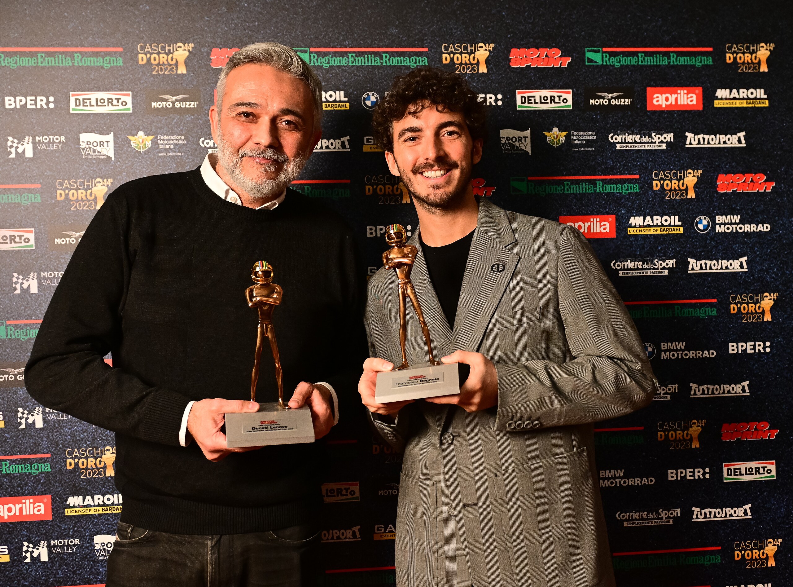 Caschi d'Oro, Bagnaia: "Sinner è un riferimento, mi piace la sua attitudine