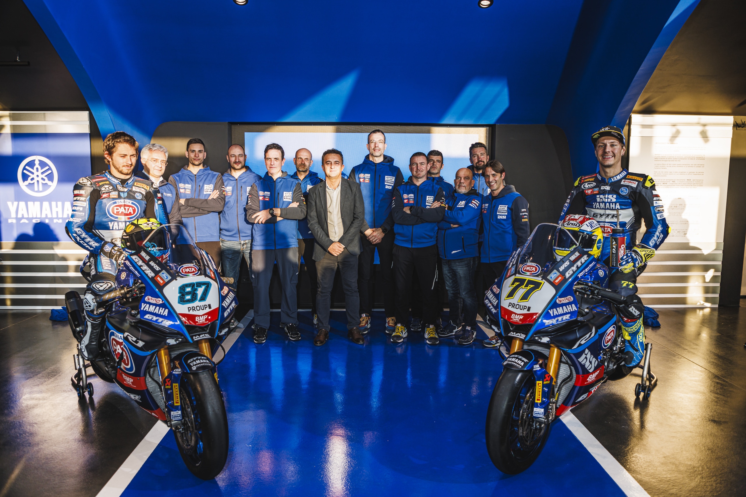 Svelate le R1 del GRT Yamaha Team di Aegerter e Gardner