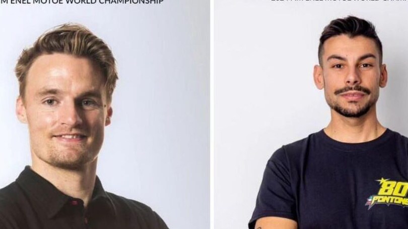 Il team Aruba Cloud pronto alla sfida MotoE con Davies e Pontone