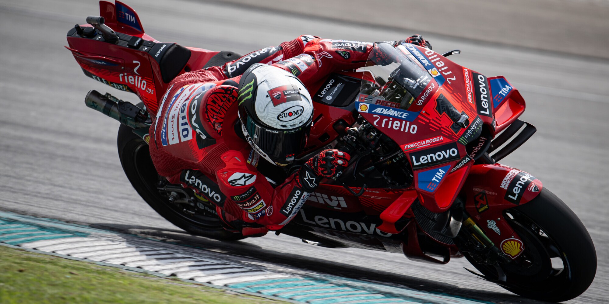Test Sepang: spaventoso Bagnaia, primo con record della pista