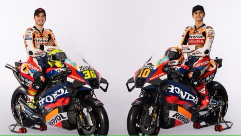 MotoGP, here is Mir and Marini’s new HRC bike, in Honda colours