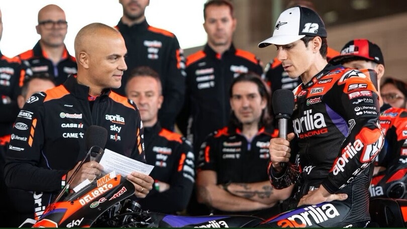 Aprilia presentation, Viñales: "I want to win, it’s in our hands"