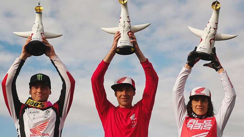 NOCERA E SCHAREINA CON HONDA HRC VINCONO IL 1° ROUND DEL CAMPIONATO 2024 FIM E-XPLOTER IN GIAPPONE