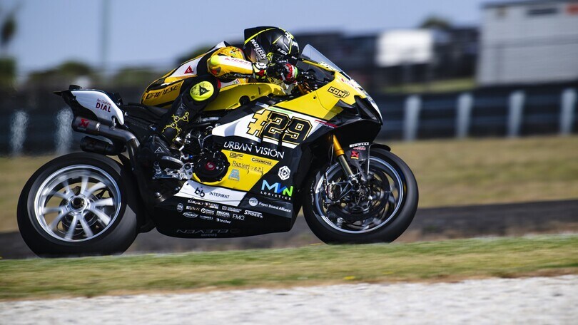 SBK: le immagini più belle dei test di Phillip Island
