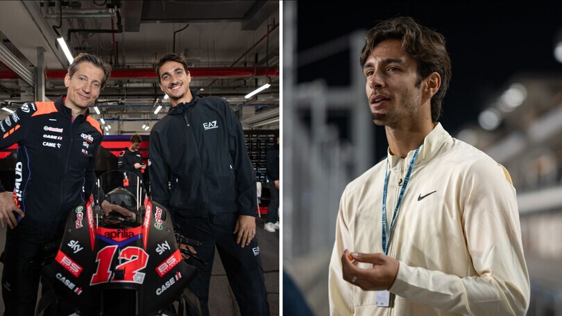 Test Qatar: dal campo alla pista, Sonego e Musetti ospiti della MotoGP