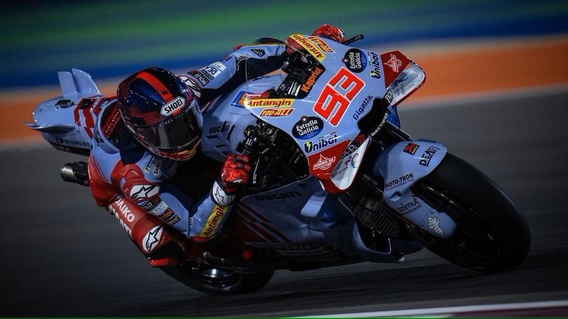 Test Qatar, Marquez: “Good race pace, but far from Bagnaia”