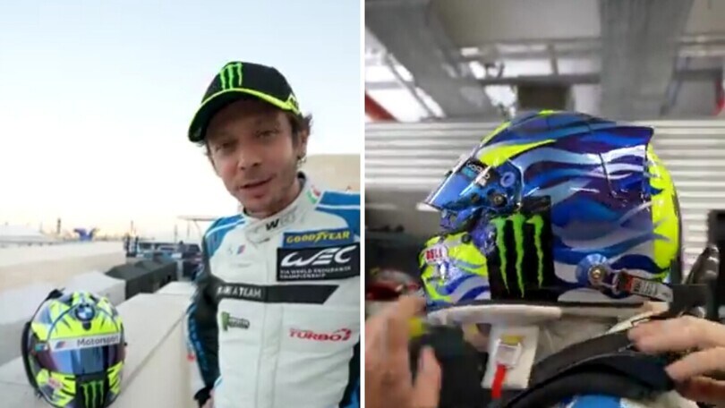 Valentino Rossi, ecco il casco 2024 per il debutto nel WEC
