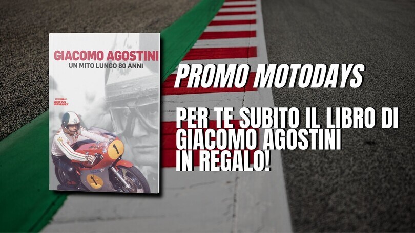 Un mito lungo 80 anni: il libro su Giacomo Agostini in regalo per te solo se ti abboni al nostro stand di Motodays