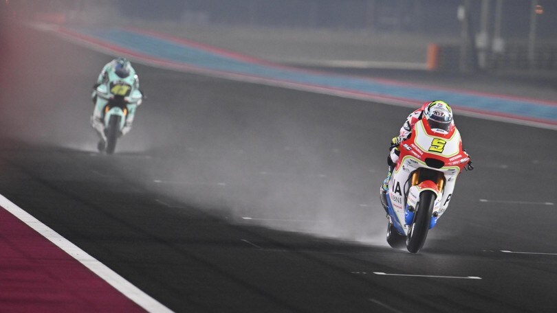 Moto2 Qatar, P1: Masia davanti a tutti, ma la pioggia rovina i piani