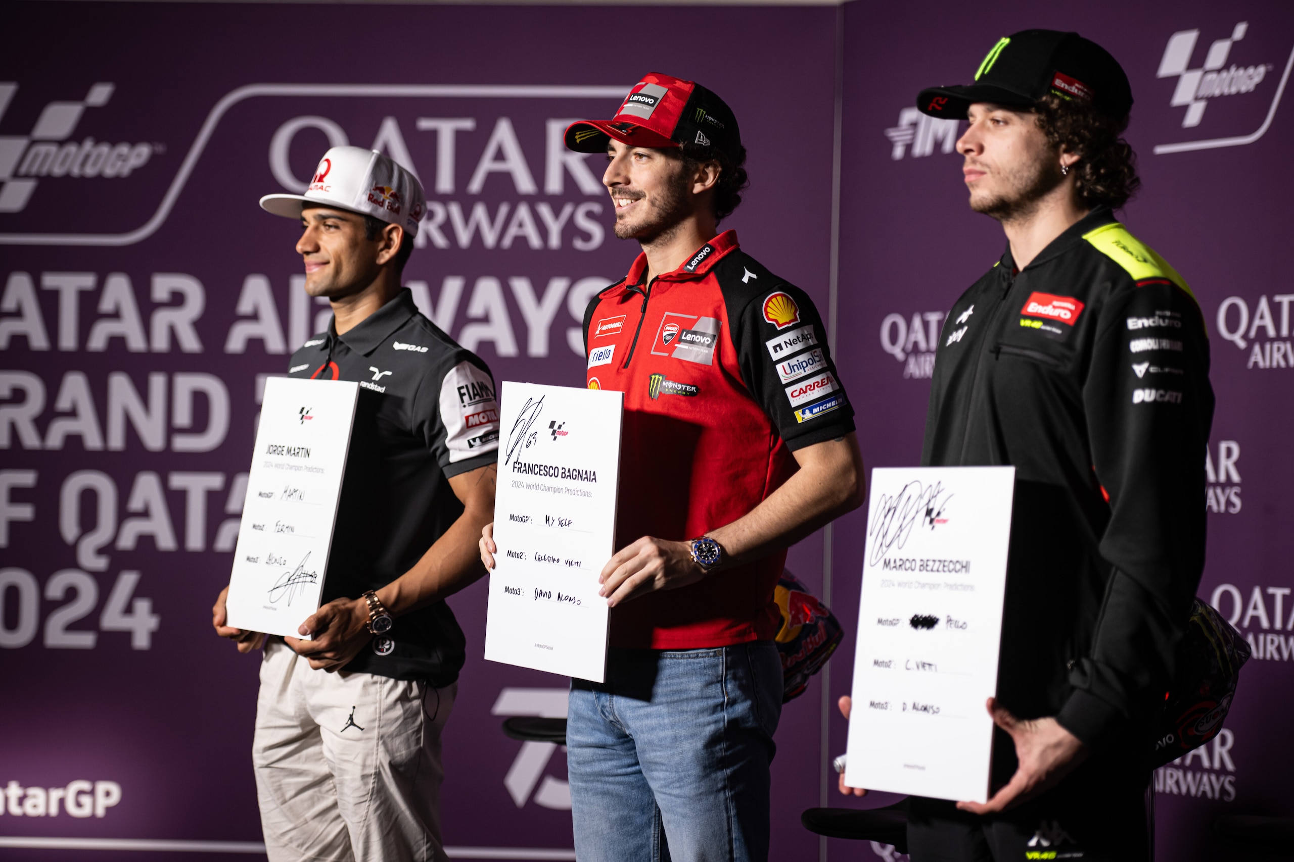 MotoGP: i pronostici dei piloti sugli esiti dei tre Mondiali