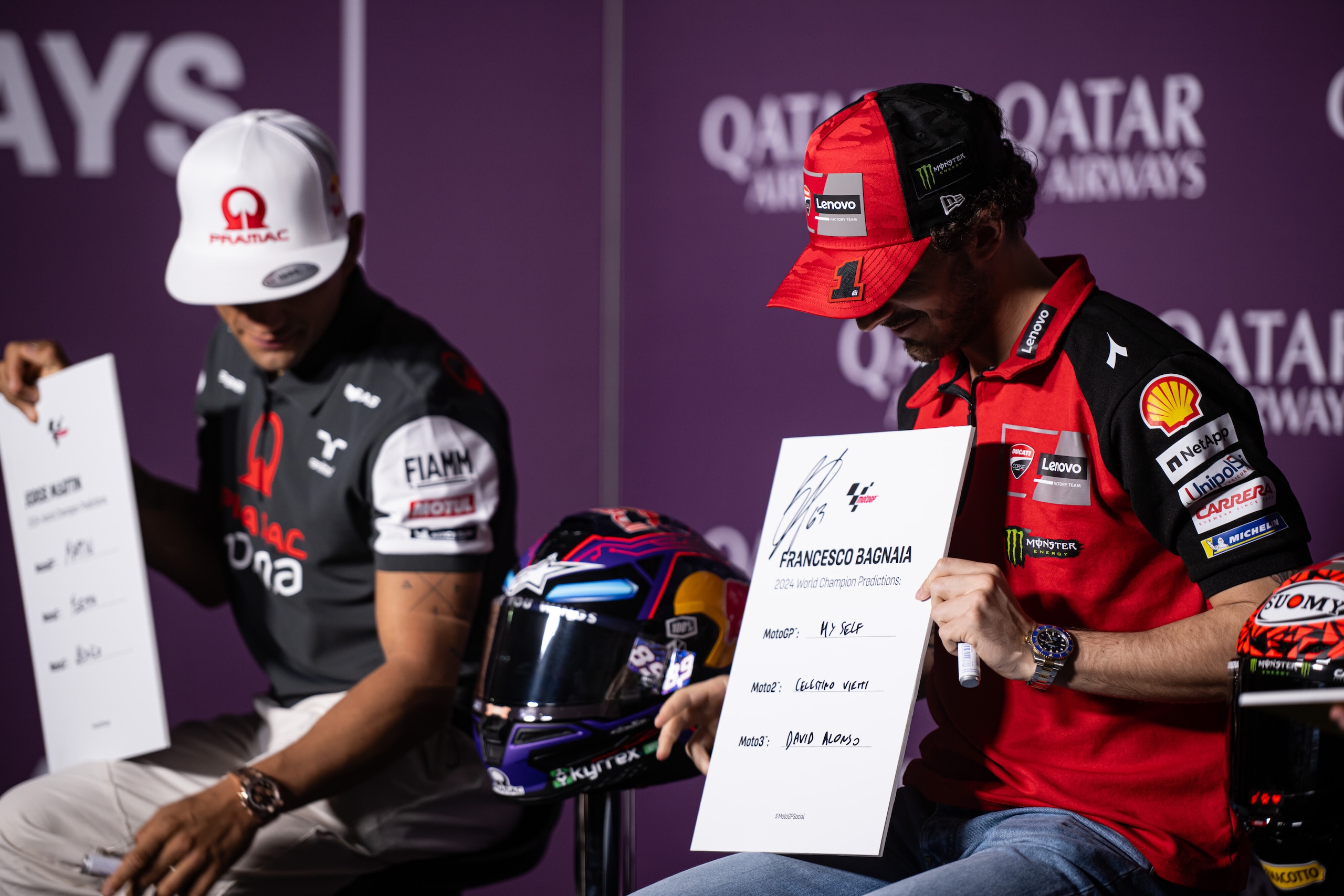 MotoGP: i pronostici dei piloti sugli esiti dei tre Mondiali