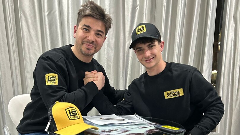 Isernia Corse con Tommaso Occhi al via della Yamaha R7 Cup