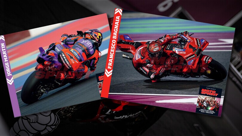 Il motomondiale ricomincia con stile! Su Motosprint n°11 i poster di Bagnaia e Martin