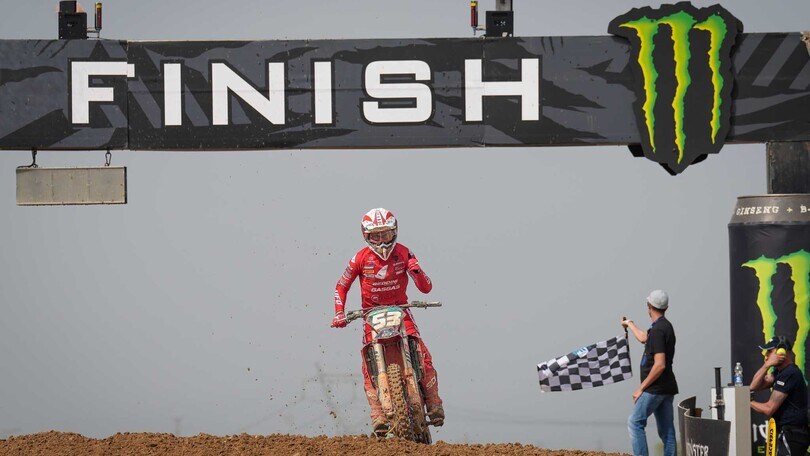 EMX250: Lata vince la prima manche del 2024