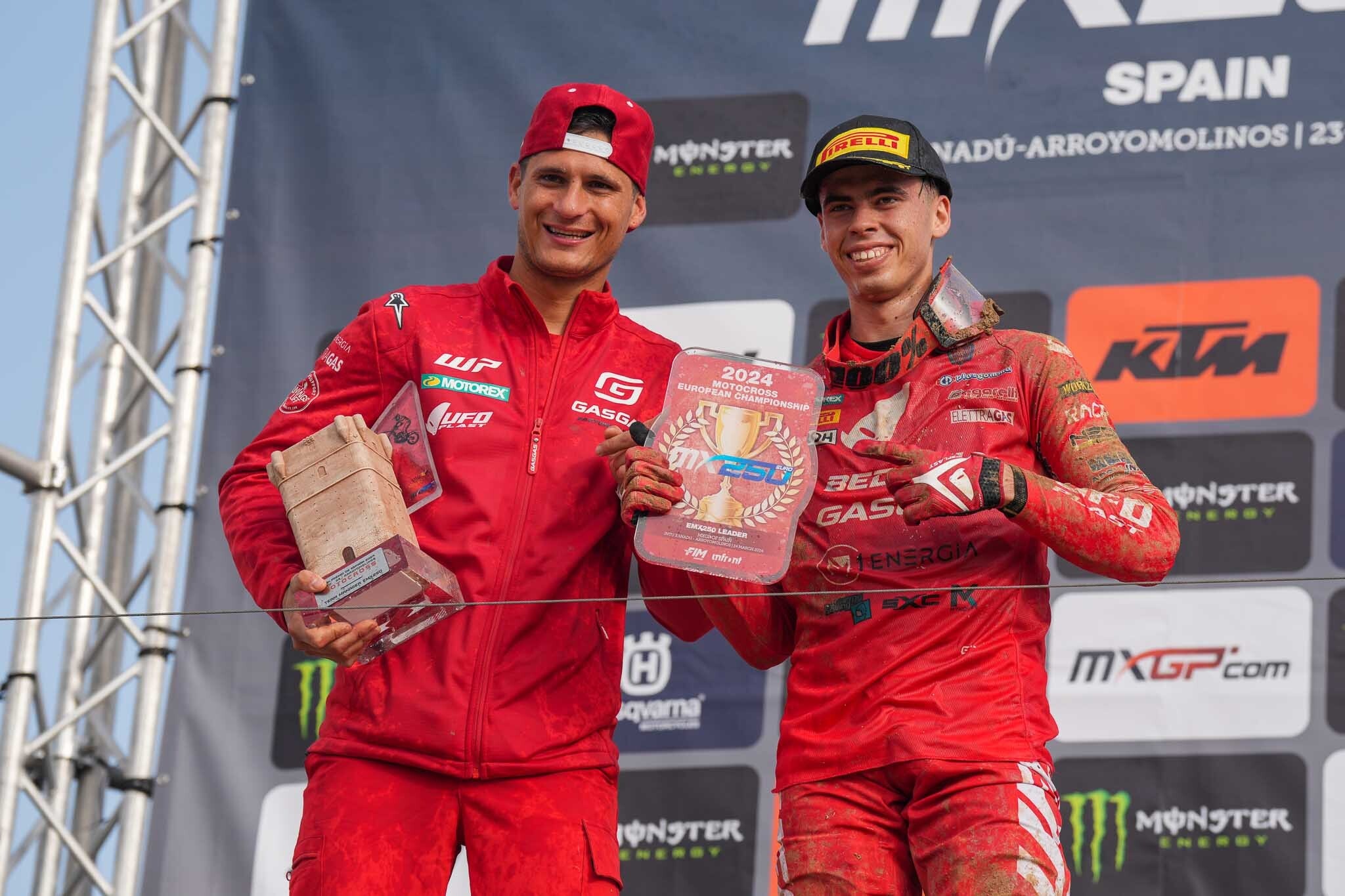 Valerio Lata tabella rossa della EMX250