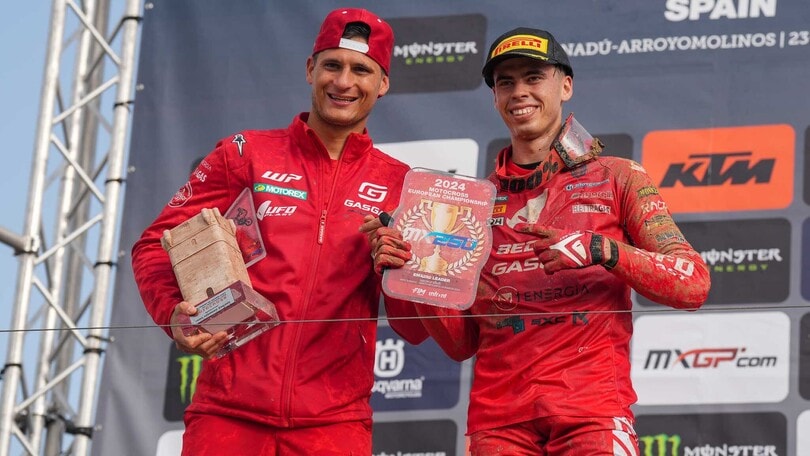 Valerio Lata tabella rossa della EMX250