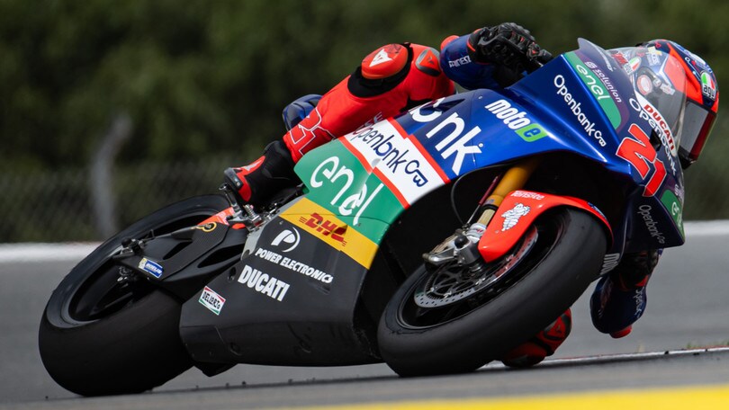 Zannoni azzana gli avversari in MotoE "Con cervello e astuzia"