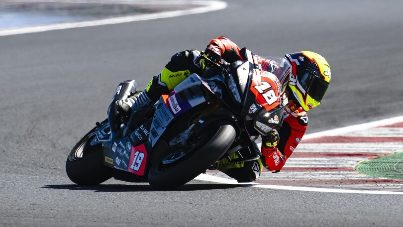 CIV Misano, Q1: Bernardi porta l'Aprilia in pole in SBK, Pirro 5°