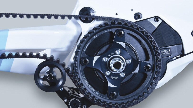 Nuovo motore per E-bike Polini E-P3+ con trazione a cinghia