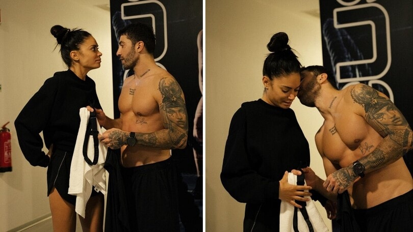 Andrea Iannone ed Elodie sempre più inseparabili: le foto in palestra