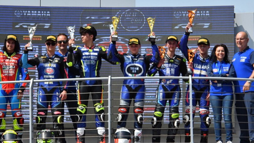 Yamaha R3 Cup Italia: Gianmaria Ibidi è il primo vincitore del 2024