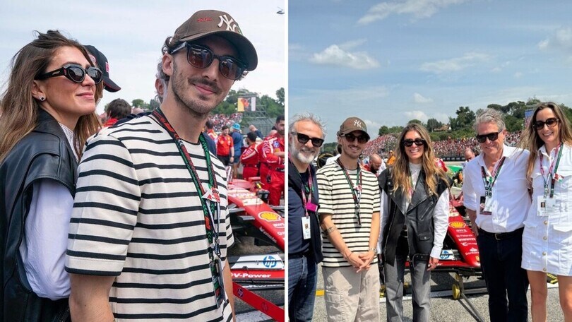 Pecco Bagnaia e Domizia Castagnini ospiti della F1 a Imola