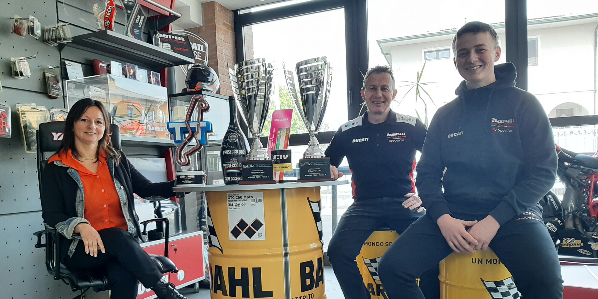 SBK, Barni: una famiglia "di corsa"