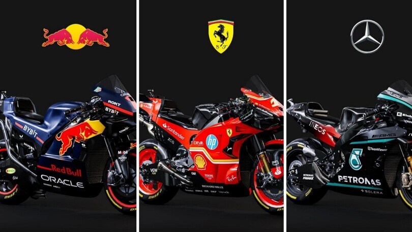 Le MotoGP vestite con i colori F1? L'idea di una Ferrari a 2 ruote