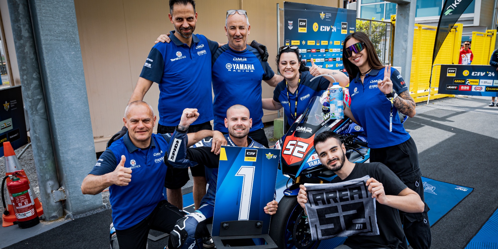 SBK, CIV Vallelunga: strepitosa pole position per Alessandro Delbianco