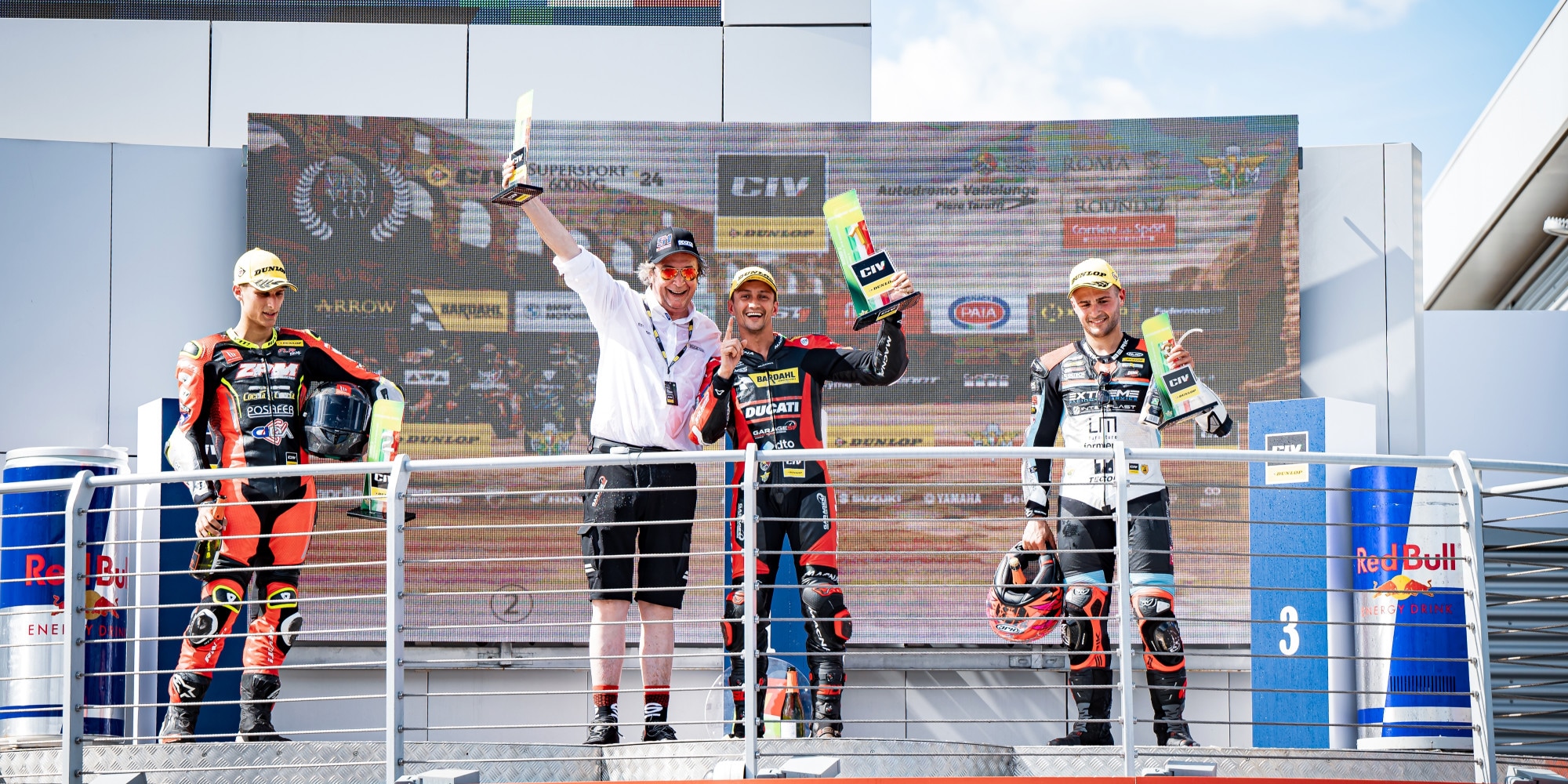 CIV Vallelunga: Davide Stirpe torna a vincere in Supersport 600