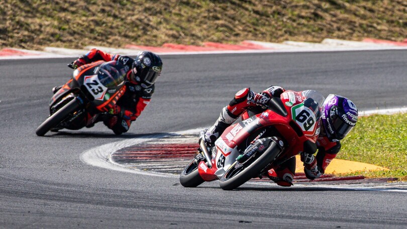 CIV Moto3: Ruda vince anche Gara 2 a Vallelunga, beffa per Bartolini