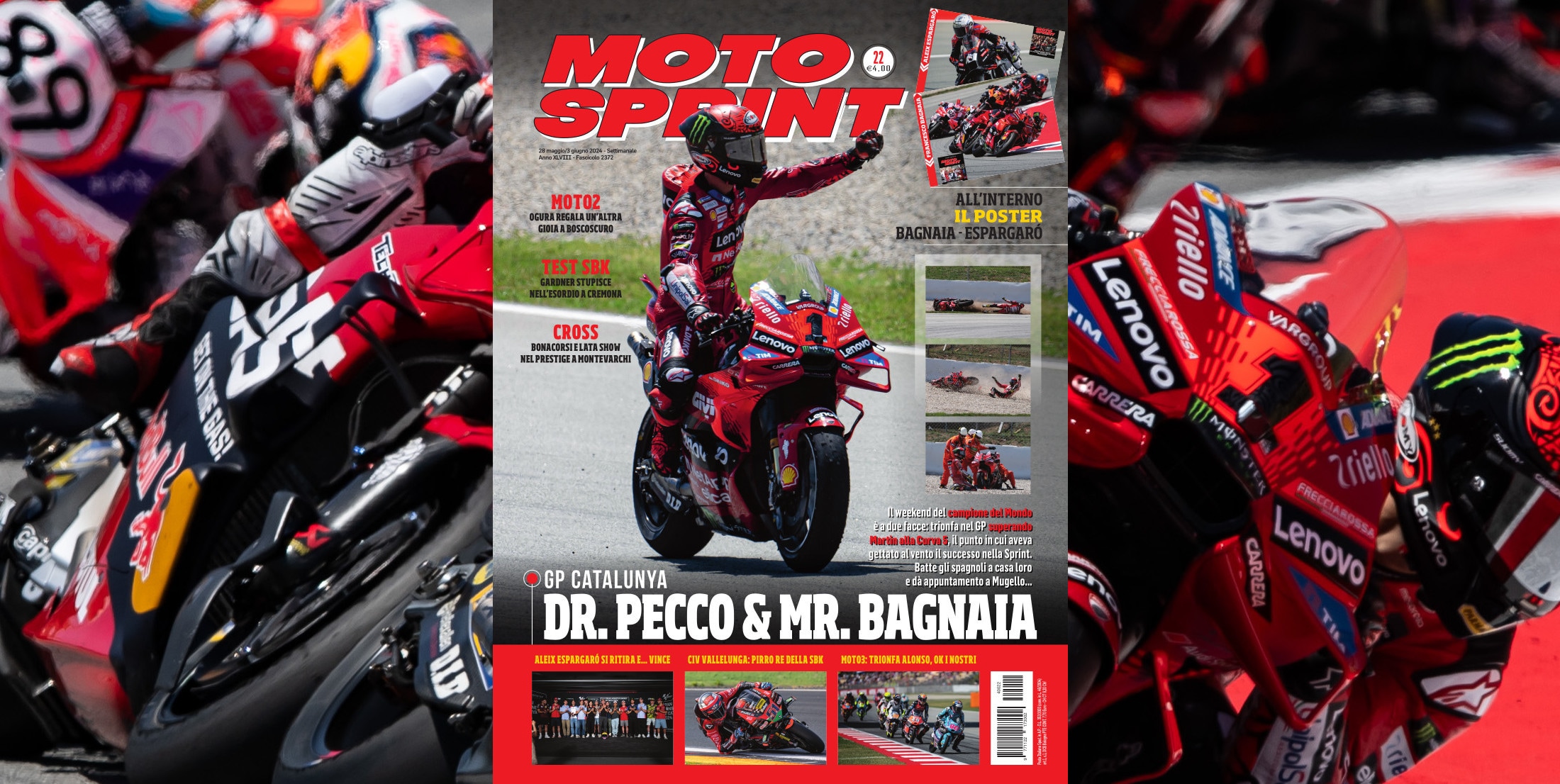 Motosprint è in edicola con il nuovo numero (e un doppio poster)!