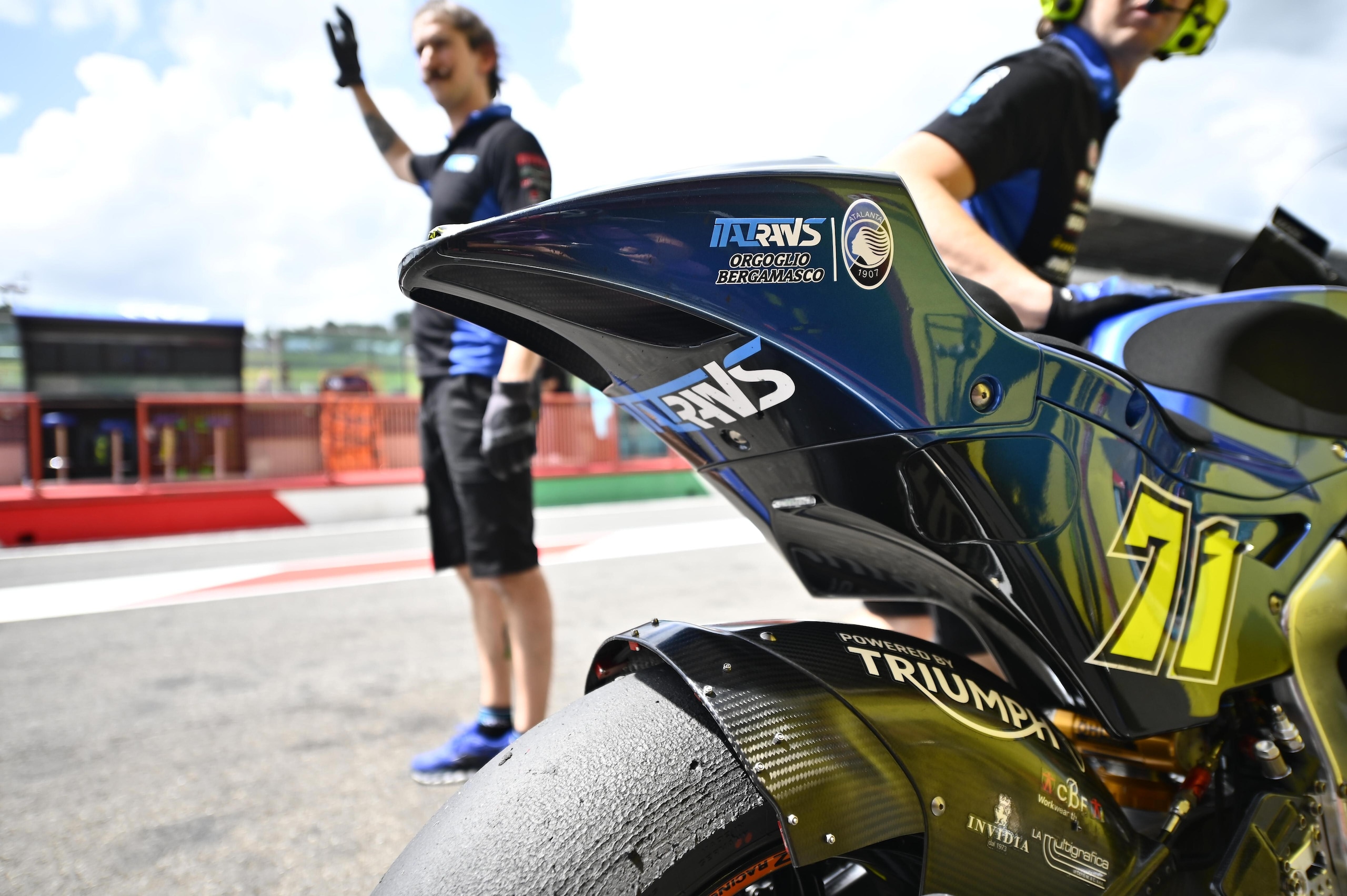Moto2 & calcio a braccetto: Italtrans Racing omaggia l'Atalanta