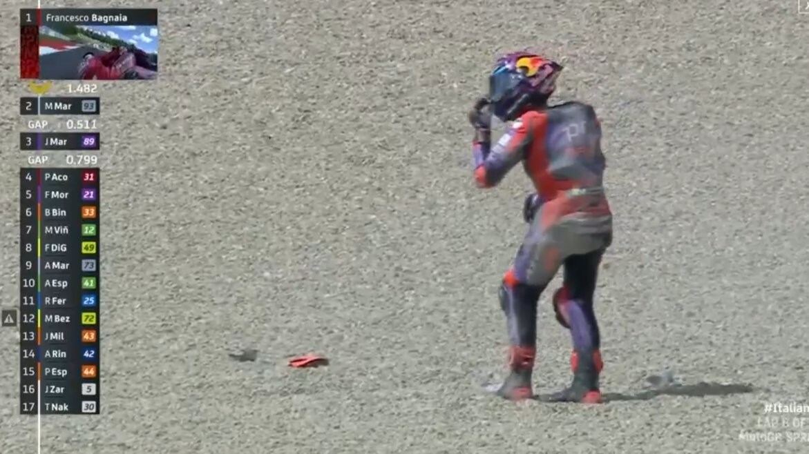 MotoGP Italia: Jorge Martin a terra nella Sprint