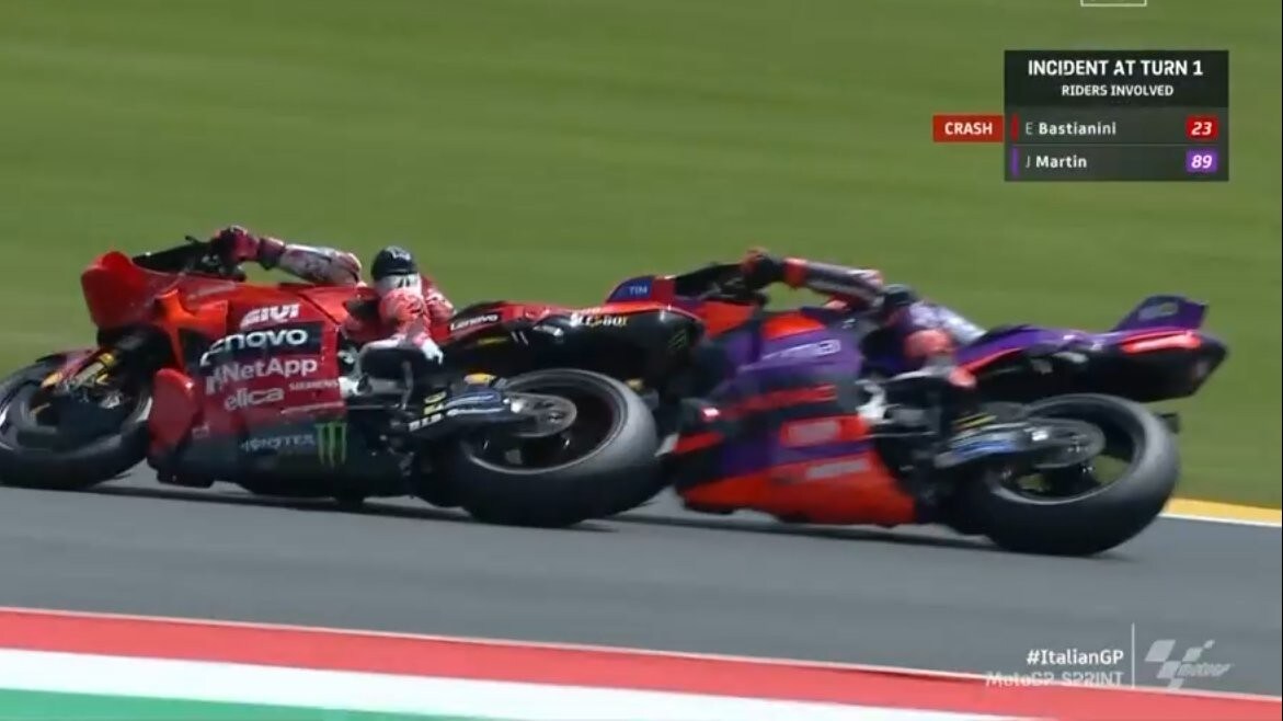 MotoGP Italia: Jorge Martin a terra nella Sprint