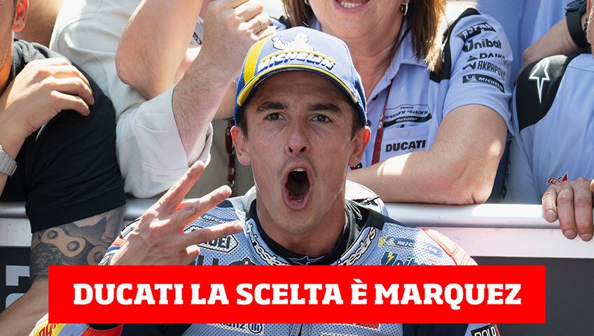 Ducati ha scelto Marc Marquez come compagno di Bagnaia