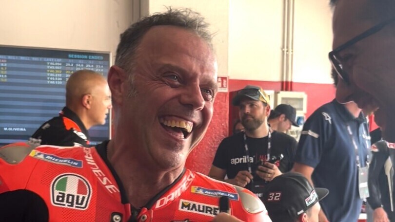 Capirossi: "Mentre ero in testa mi sono venuti in mente i ricordi di 20 anni fa"