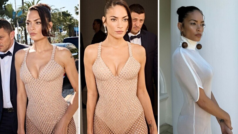 Elodie sempre più sexy e trasparente, ma dov'è Andrea Iannone?