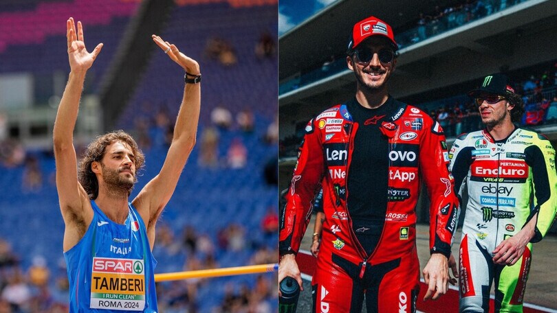 Bagnaia, Bezzecchi e Melandri tifano Tamberi: i loro messaggi social
