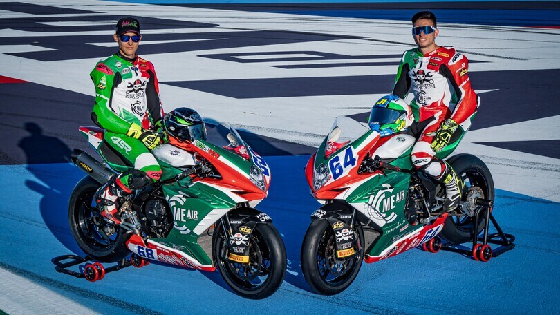 SSP, Misano: livrea tricolore per le MV Agusta del team MotoZoo