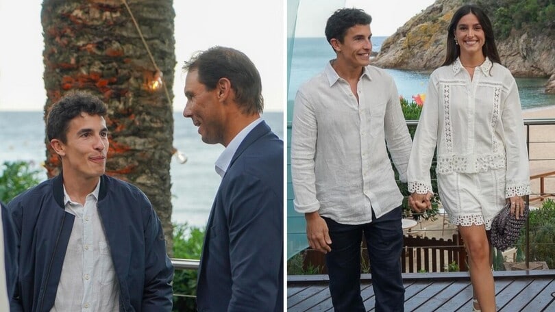 MotoGP: Marc Marquez e Gemma Pinto in vacanza da Rafa Nadal